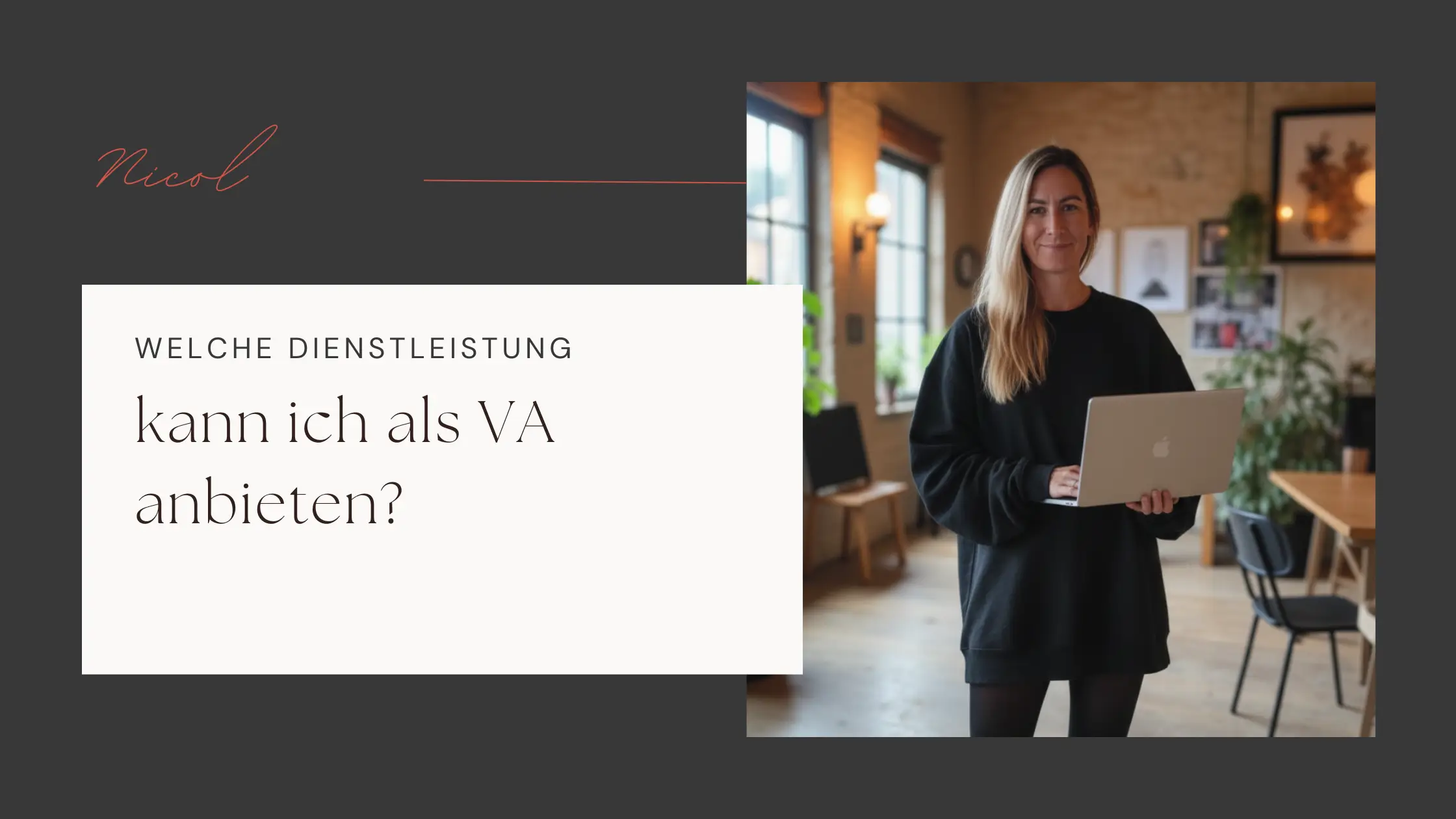 Blog Banner - welche Dienstleistung kann ich als VA anbieten?