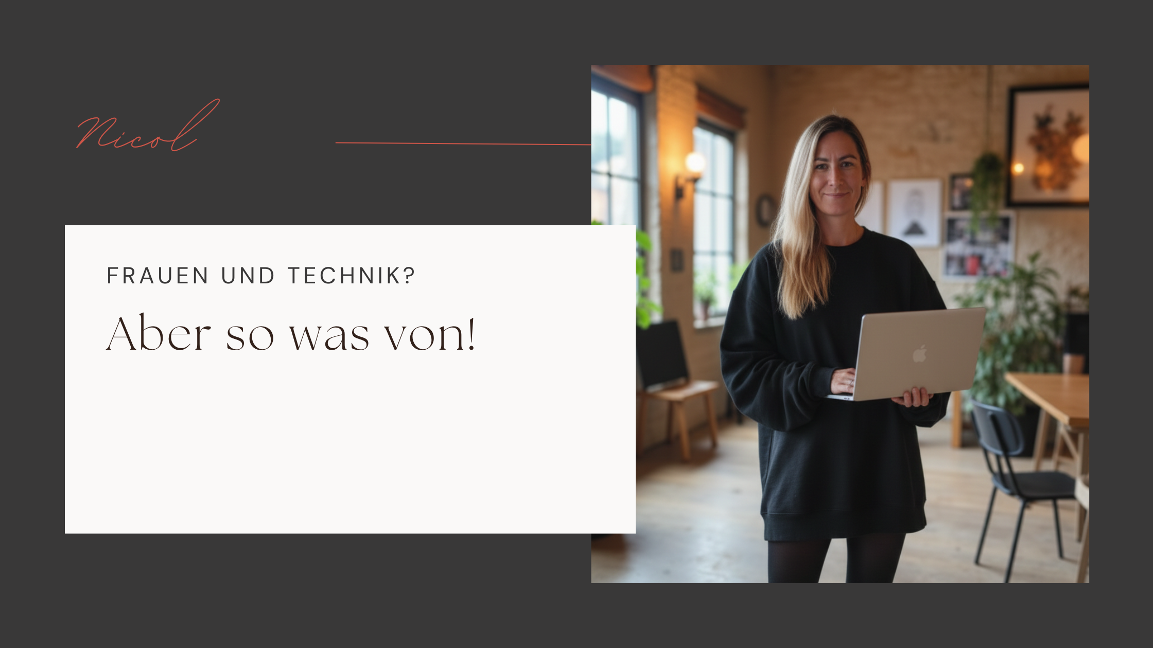 Blog Banner Blog Banner - Frauen und Technik