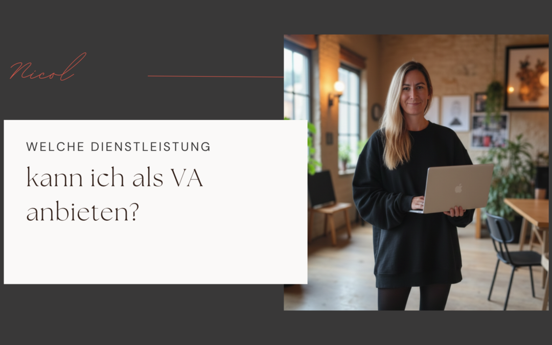 Dienstleistungen als virtuelle Assistentin