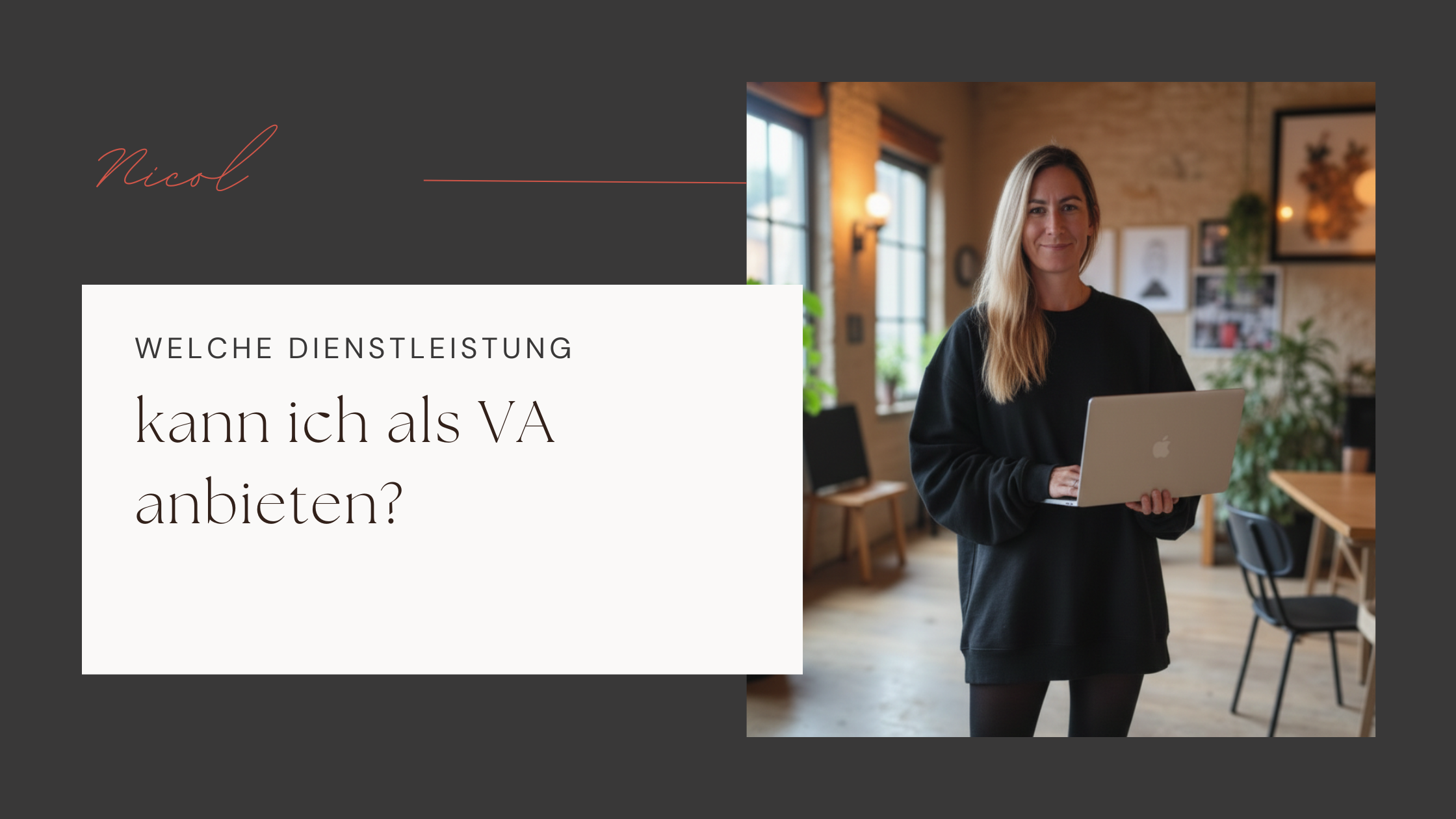 Blog Banner - welche Dienstleistung kann ich als VA anbieten?