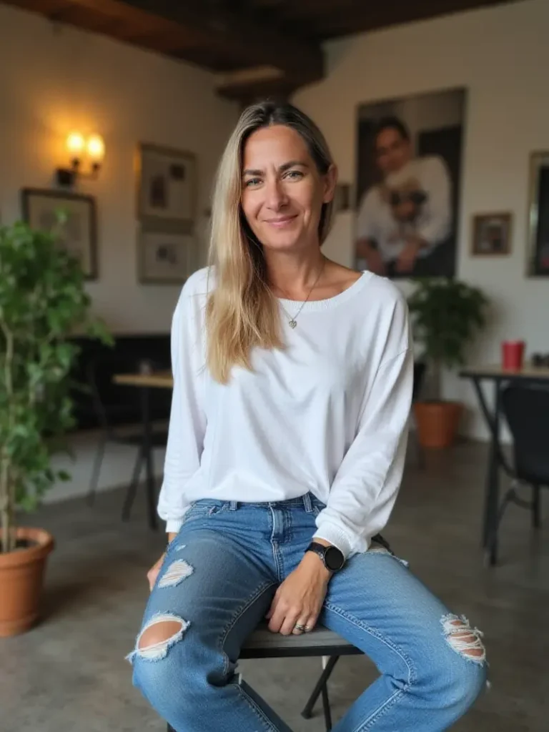 Nicol Zimmerningkat im Büro - Webdesign