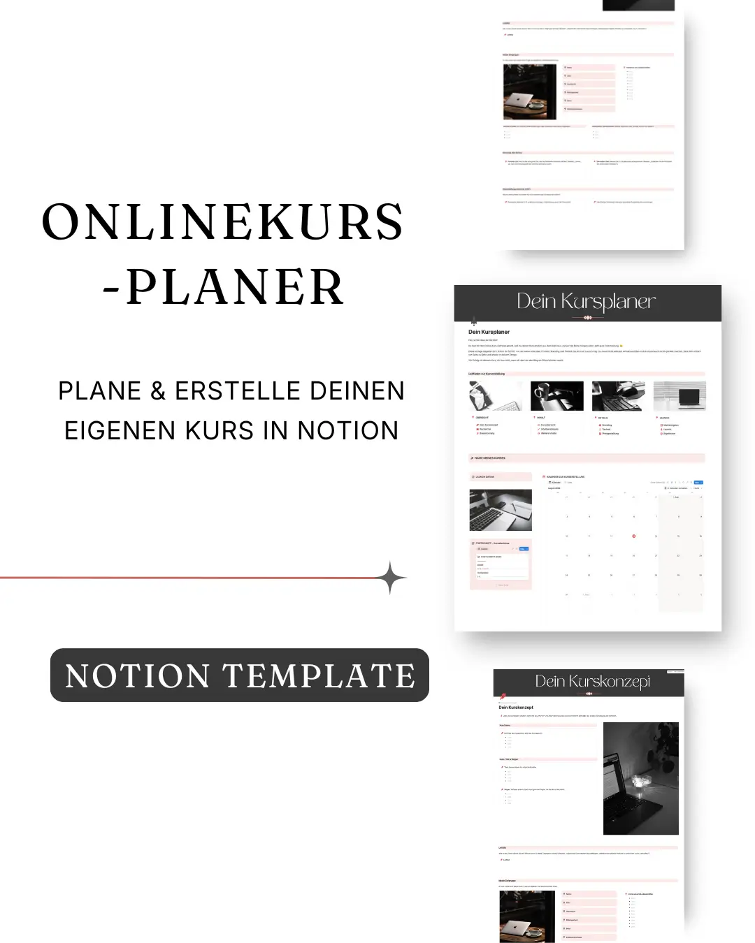 Onlinekurs Planer für Notion